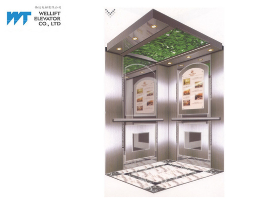 Διακόσμηση καμπινών ανελκυστήρων σχεδίου καθρεφτών για τον ανελκυστήρα λεωφόρων αγορών