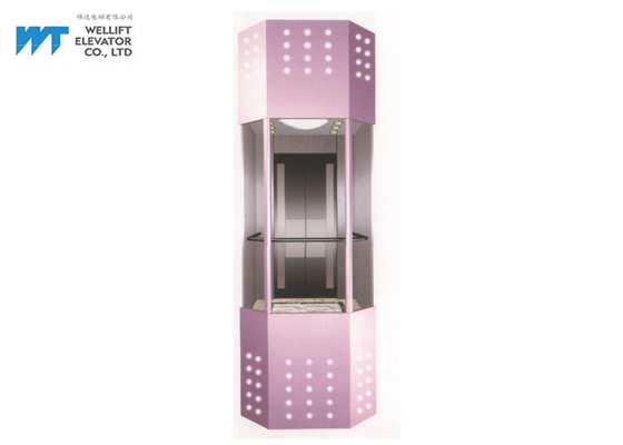 Διακόσμηση 304 καμπινών ανελκυστήρων παρατήρησης προσαρμοσμένο υλικό χρώμα ανοξείδωτου