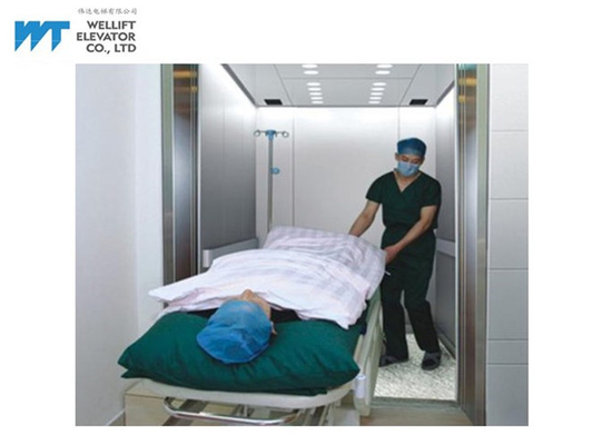 Ο ανελκυστήρας νοσοκομειακού κρεβατιού ελέγχου VVVF υιοθετεί τον τύπο δωματίων μηχανών Drive Gearless